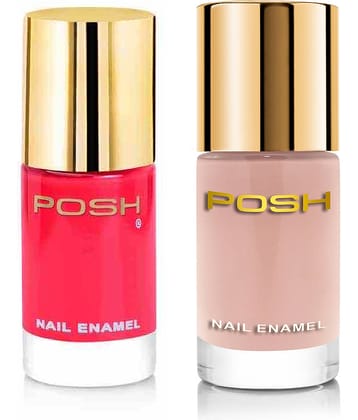 Posh Nail Polish multicolor Multi Glossy Pack of 2 9 mL