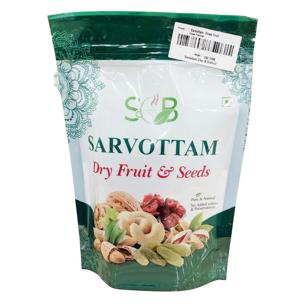 Sarvottam Anjeer 250g | Premium Dried Figs | Naturally Sweet & Soft Dry Fruits | Rich in Fiber, Calcium & Iron | Healthy Energy Snack