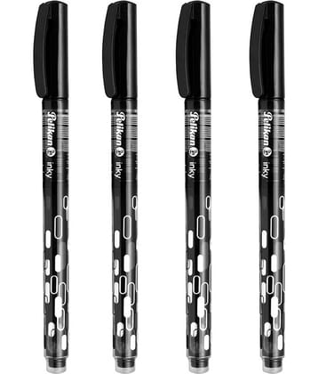 PELIKAN INKY FELT TIP PEN (BLACK) PACK OF 3