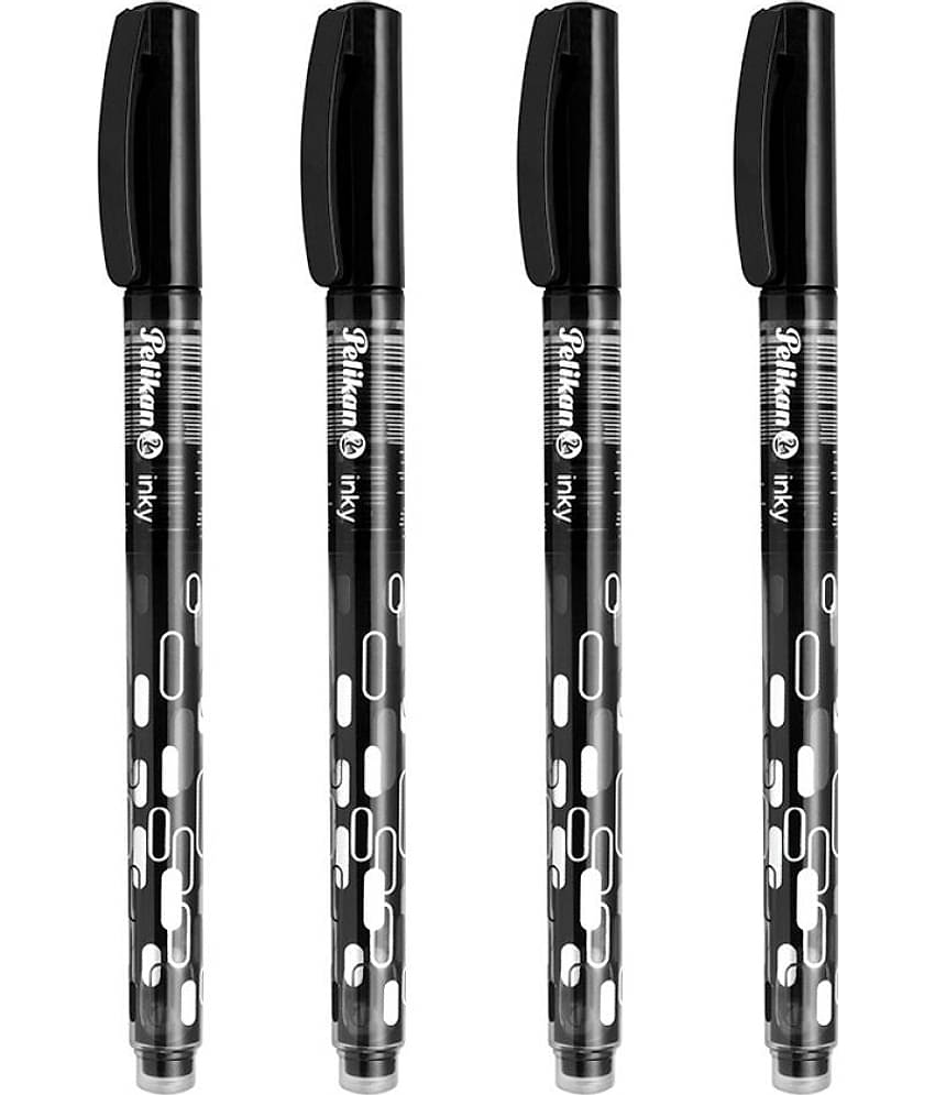 PELIKAN INKY FELT TIP PEN (BLACK) PACK OF 3