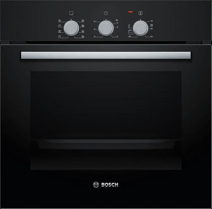 Bosch 66 L Series 2 built-in oven with 3D hot air 60 x 60 cm (HBF031BA0I, Black) Bosch 66 L Series 2 built-in oven with 3D hot air 60 x 60 cm (HBF031BA0I, Black) - Black / 60