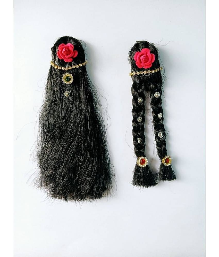 Cherry Tree Radha Ji Black Fiber Jewellery ( Pack of 1 )