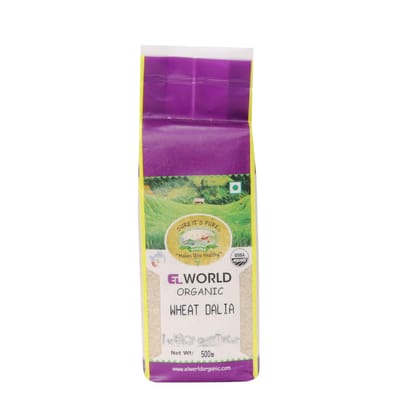 Elworld Agro & Organic Food Products  Wheat Dalia 500g