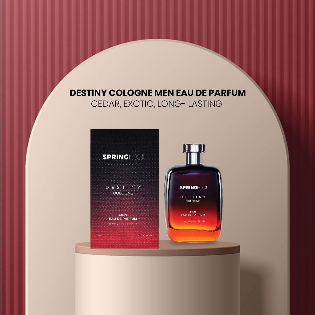 Spring H2O Destiny Cologne for Men, 100ml