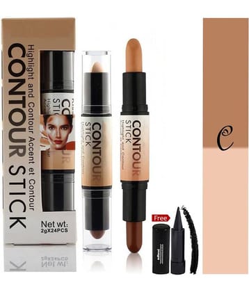 Kiss Beauty Stick Contour Highlighter Light Skin+Coffee g