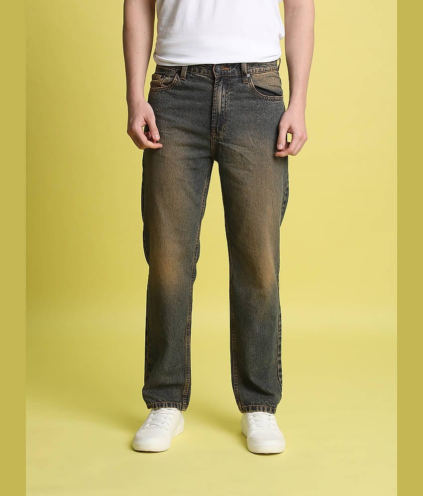 Bene Kleed Straight Faded Men's Jeans - Blue ( Pack of 1 )