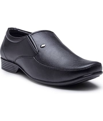 Action - Black Men's Slip On Formal Shoes