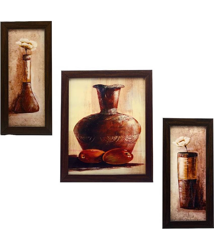 Indianara Synthetic Painting With Frame