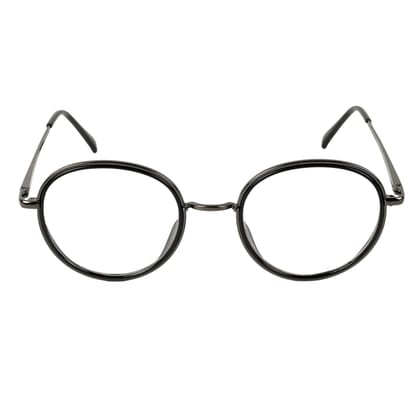 TERRY & CO Zero Power Blue Cut Eyeglasses | Metal Frame | Medium Size | Anti-Reflective, UV Protection, Lightweight | Spring Hinges | Unisex