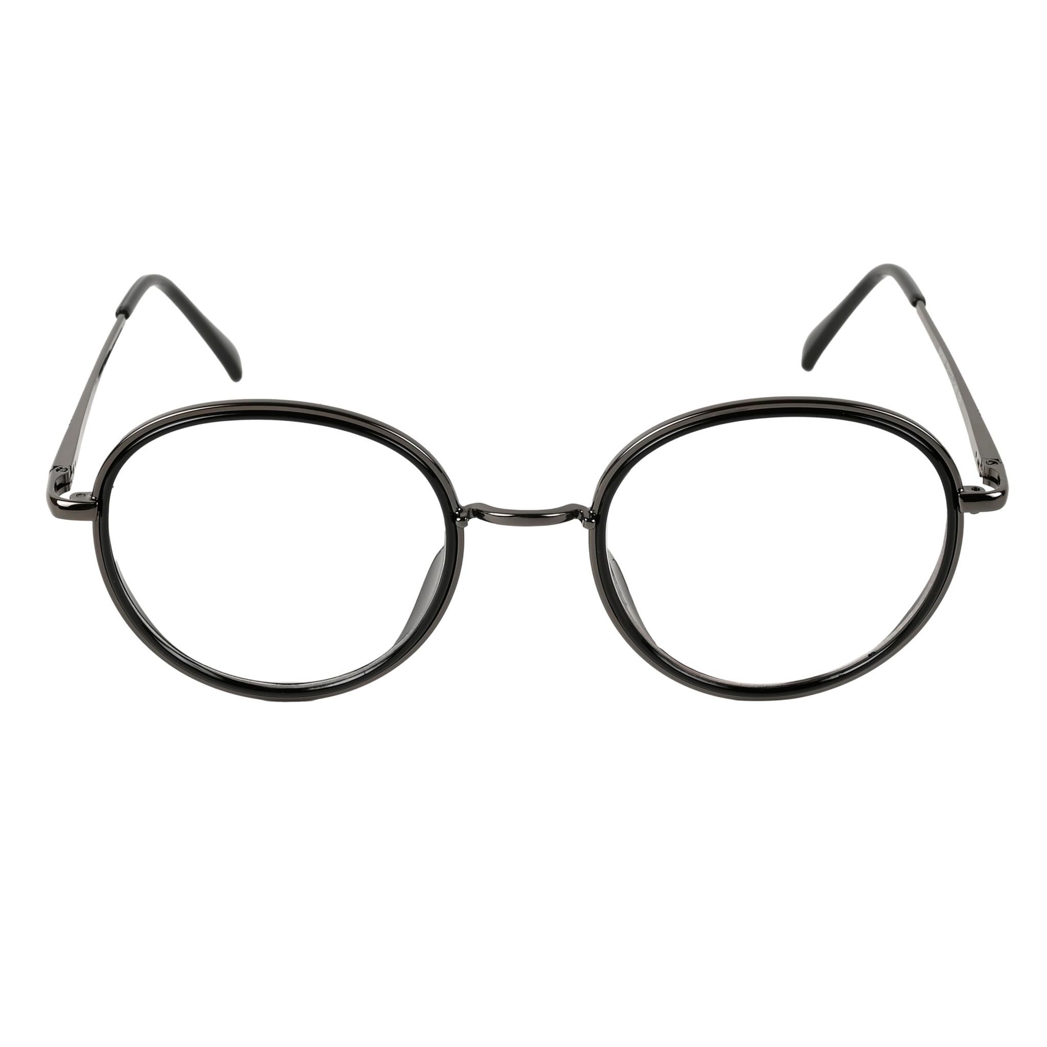 TERRY & CO Zero Power Blue Cut Eyeglasses | Metal Frame | Medium Size | Anti-Reflective, UV Protection, Lightweight | Spring Hinges | Unisex