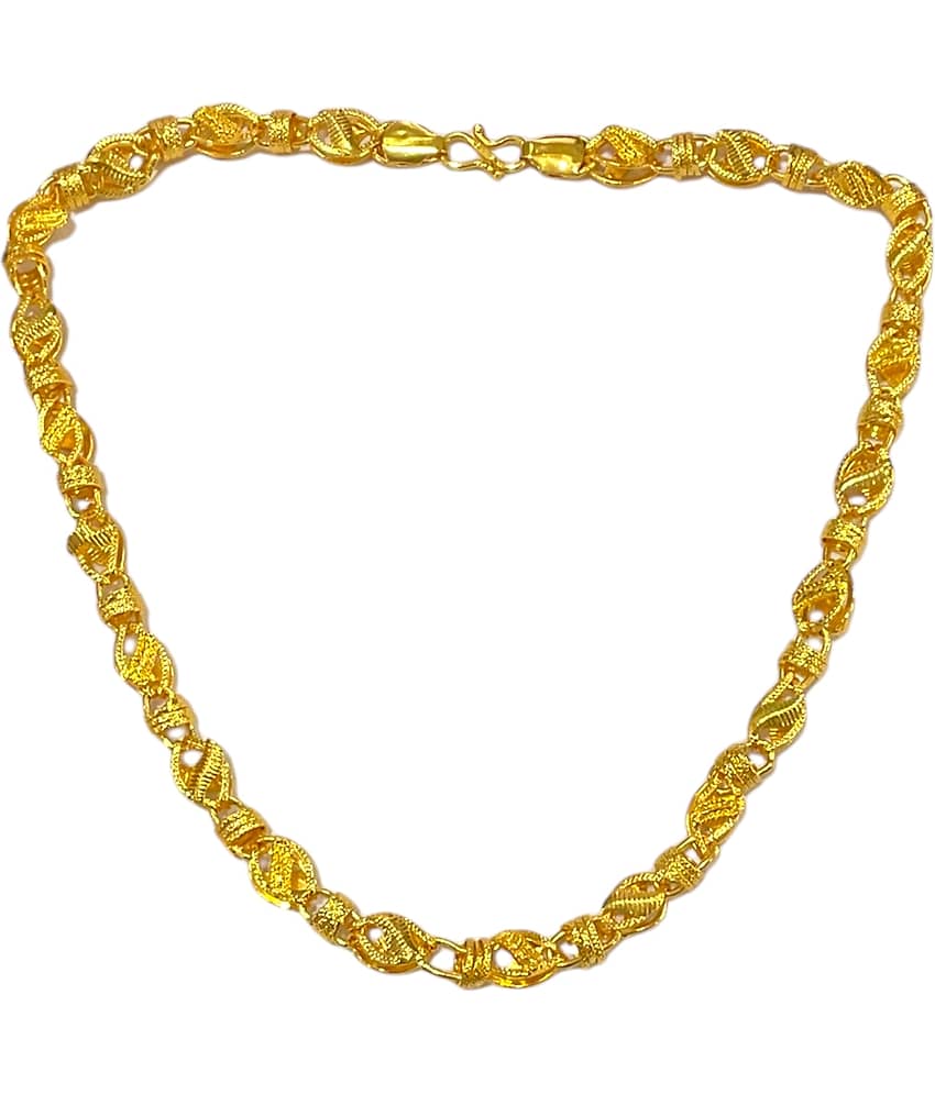 Charms Gold Plated Chain ( Set of 1 )