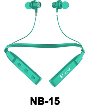 60 Hour Green Playtime Bluetooth Wireless Neckband headphones Earphone Airdopes