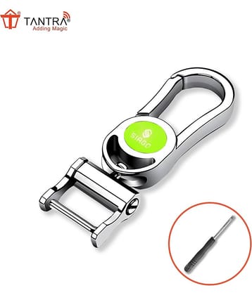 SIAGO Heavy Duty Car Key Chain Hook Type Stylish Metal Car Keychain Compatible with Tata, Maruti, Suzuki, Honda, Hyundai, Kia, Mahindra, Toyota Etc..