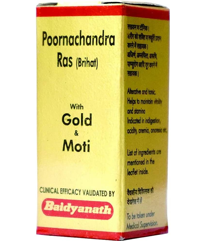 Baidyanath Poornachandra Ras Tablet 25 No.S Pack of 1