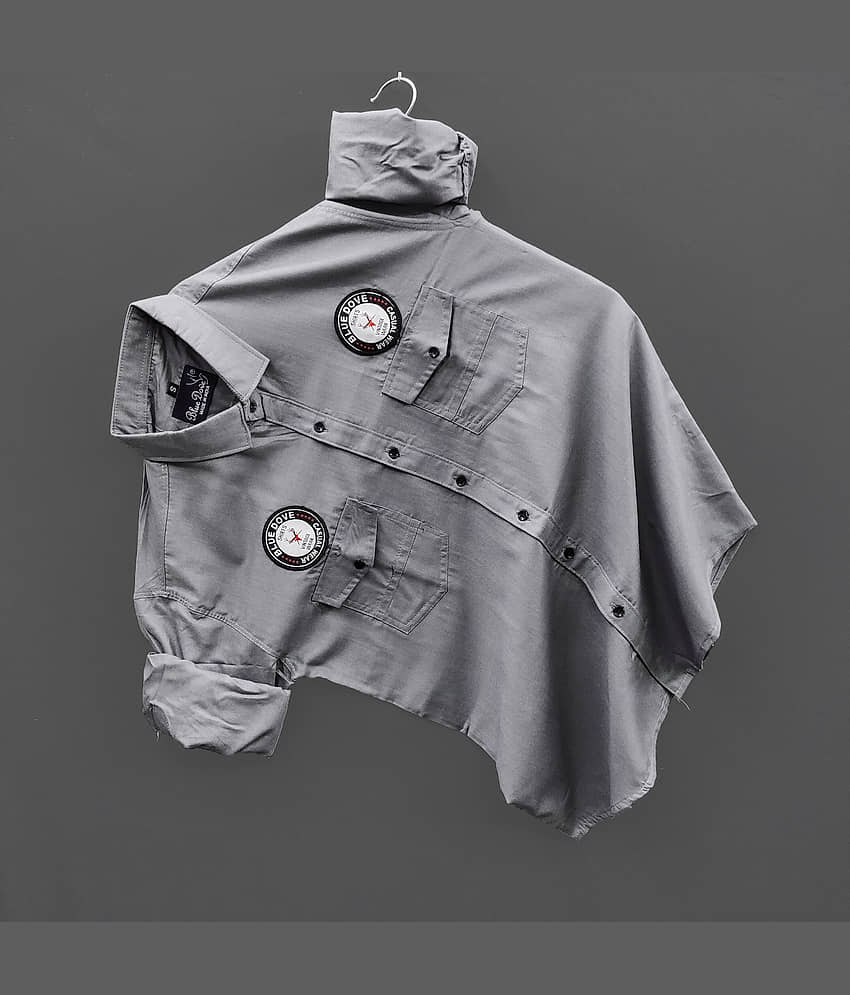 Blue dove Cotton Blend Regular Fit Solids Full Sleeves Men's Casual Shirt - Red ( Pack of 1 )