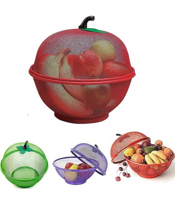 KRAMOX Brass Red Food Container ( Set of 1 )