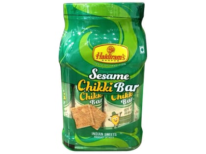 Haldiram's Sesame Chikki Bar Packed Sweets - 480 Gm - Pack of 2
