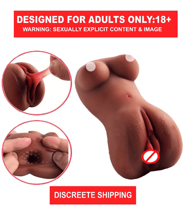 Brown-Skin Male Masturbator Sex Toy Pocket Pussy with Soft Boobs & Realistic Vagina Sexy Adult Toys Men Pleasure sex doll sex tantra sex dolls