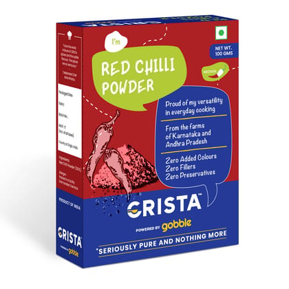 CRISTA Red Chilli Powder, 100 gm CRISTA Red Chilli Powder, 100 gm