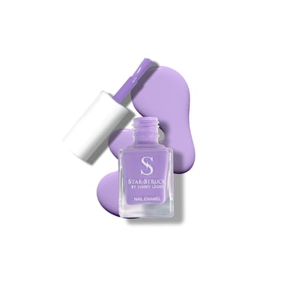 StarStruck by Sunny Leone - Lavender - Glossy Nail Polish | Mirror-Like Shine & Longwear Color | Quick Dry Formula