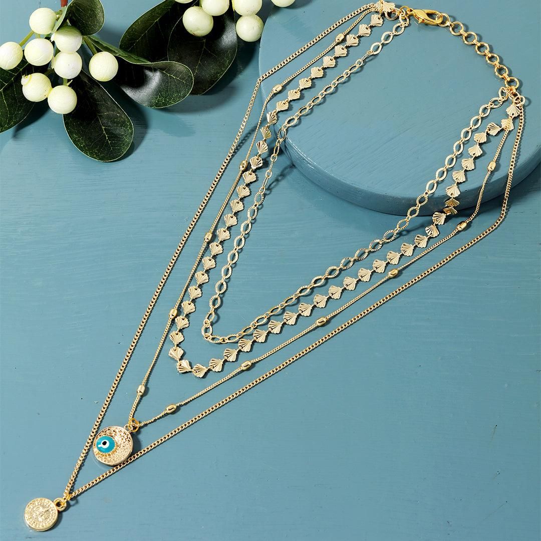 Gold-Plated Brass Layered Chain