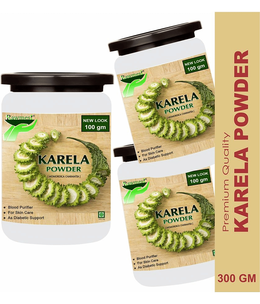 Rawmest Karela Powder 300 Gm Pack of 3