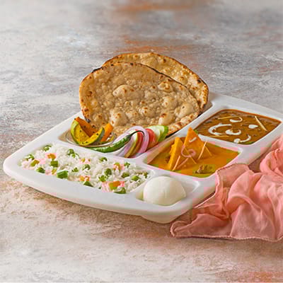 Special Thali With Tandoori Roti