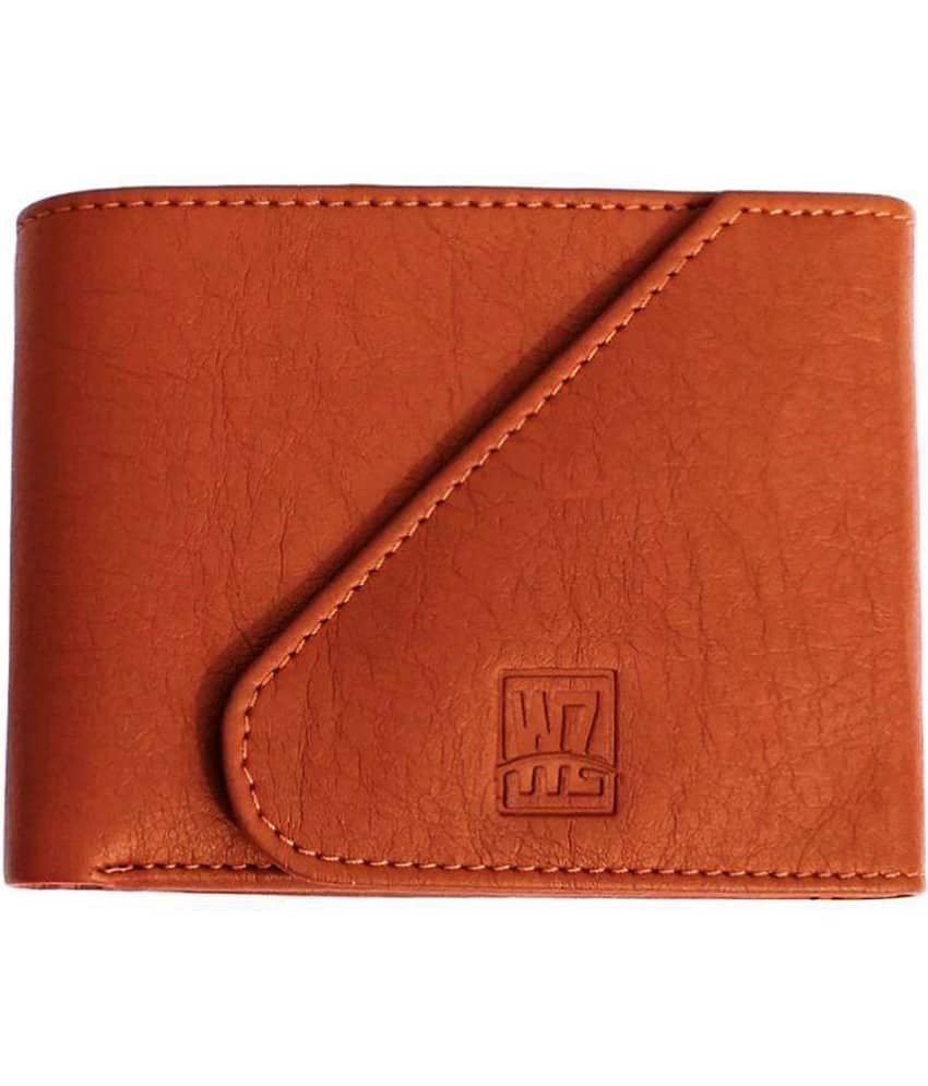 WENZEST - Tan PU Men's Regular Wallet ( Pack of 1 )