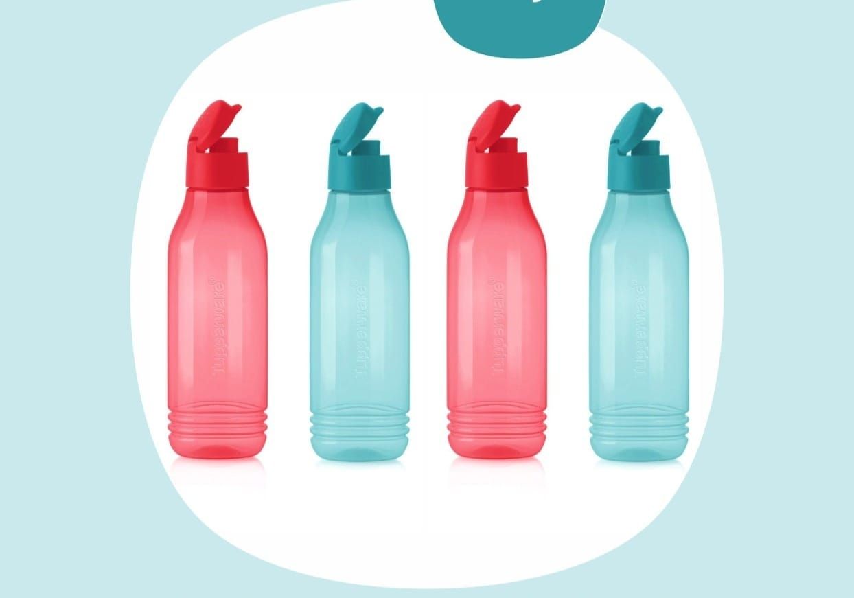 Triangular shape bottle set of 4