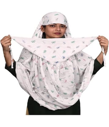 saiswar Cotton Women Dupatta ( White , Pack of 1 )