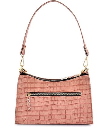 Lychee Bags Shoulder Bag PU Set of 1 ( Pink )