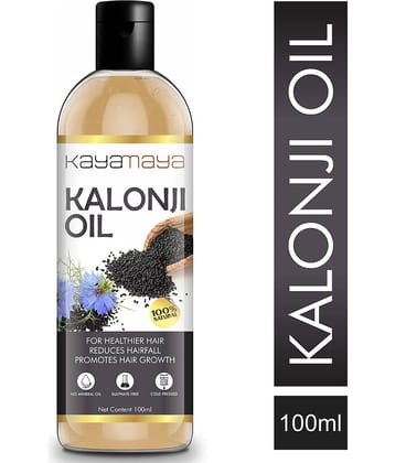 Kayamaya Premium Cold Pressed Kalonji Black Seed Oil for Hair & Skin 100 mL