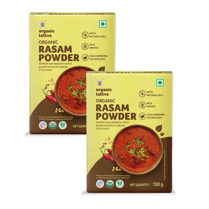 Organic Tattva Organic Rasam Powder - 100g x Pack of 3