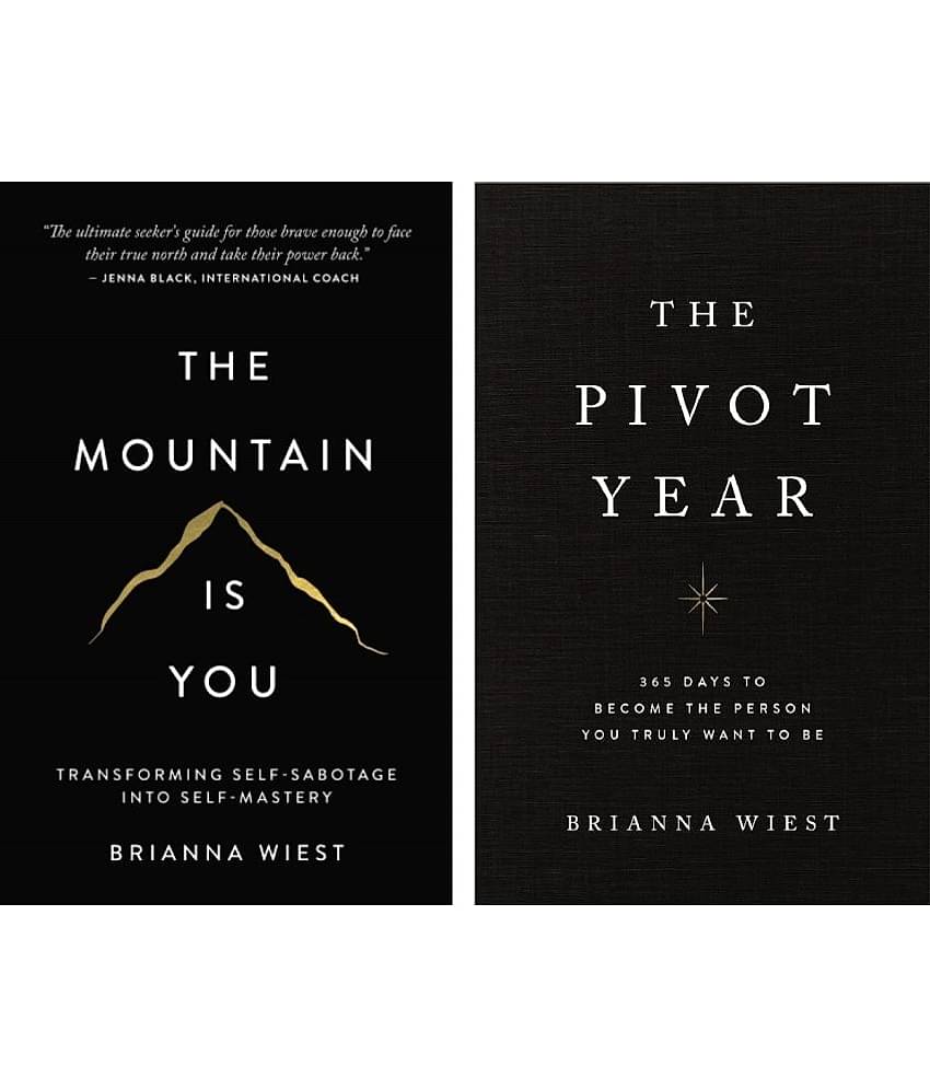 Brianna Wiest 2 Books Set: Mountain Is You & Pivot Year (English, Paperback)