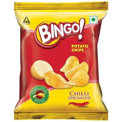 Bingo Potato Chips Original Style - Chilli Sprinkled, 21 gm