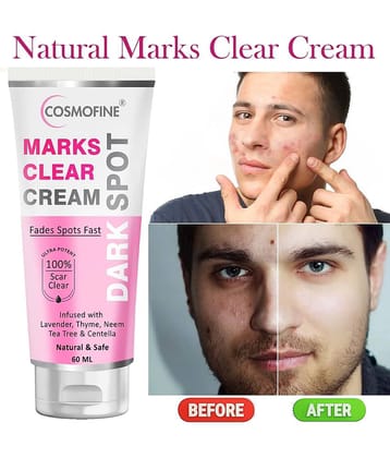 COSMOFINE Marks Clear Cream, Pigmentation Removal Day Cream All Skin Type Neem (60 ml)