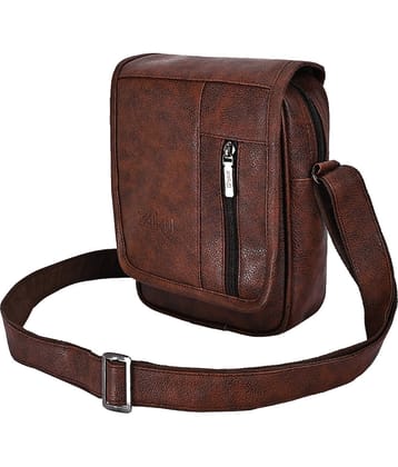 ZAIKO BAGS Brown Solid Messenger Bag