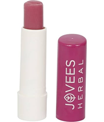 Jovees Herbal Berry Lip Balm with Hyaluronic Acid 24 Hour Hydration, 5gm (Pack of 1)