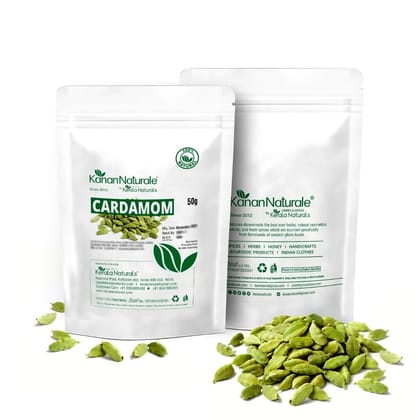 Green Cardamom 50 gm  by Kerala Naturals