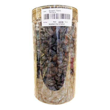 Sarvottam Kala Kishmish Box | Premium Black Raisins | Naturally Sweet & Seedless Dry Grapes | Rich in Iron, Fiber & Antioxidants | Ideal for Snacking & Baking