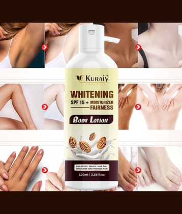 KURAIY New Almond Body Lotion for Nourishing Body Milk with Almond Oil & Vitamin E For Men & Women