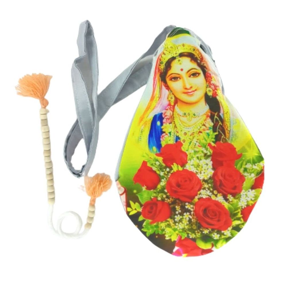 MAYAPURI Mata Printed Beads Bag/Chanting Bag with Sakshi Mala Counter - Pooja Needs | Buy online on ZillyBuy