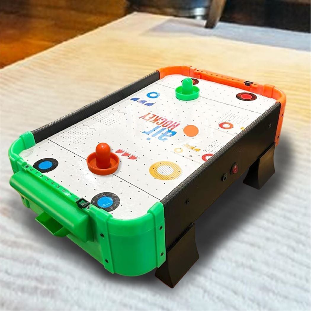 PlayMagic Air Hockey Medium Battle Ground Toy