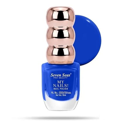 Seven Seas My Nails Nail Polish, High Colour Pay Off, Long Lasting, Quick Drying, Chip Resistant, Non-Staining, 10ml (345, 10ml) Seven Seas My Nails Nail Polish, High Colour Pay Off, Long Lasting, Quick Drying, Chip Resistant, Non-Staining, 10ml (345, 10ml)
