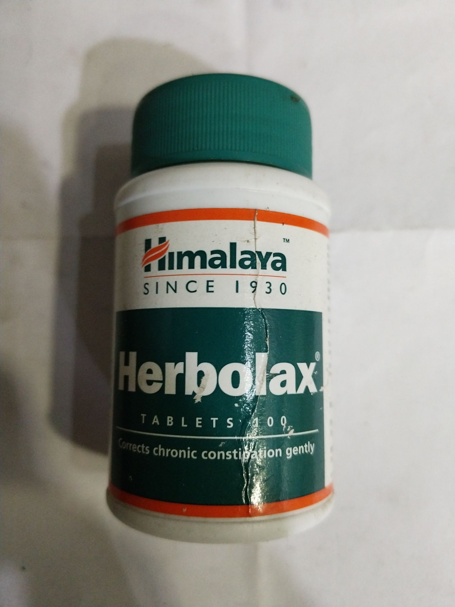 Himalaya Herbolax Tablets 100 Corrects chronic constipation gently 