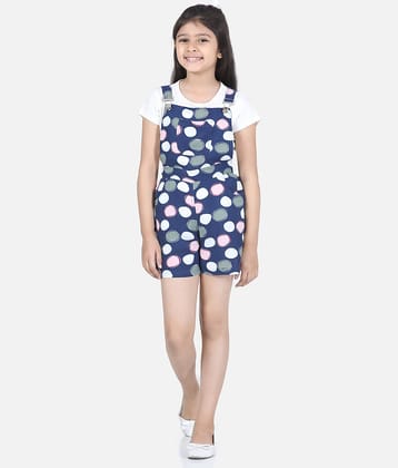 StyleStone Girls Rayon Jumpsuit ( Pack of 1 , Blue )