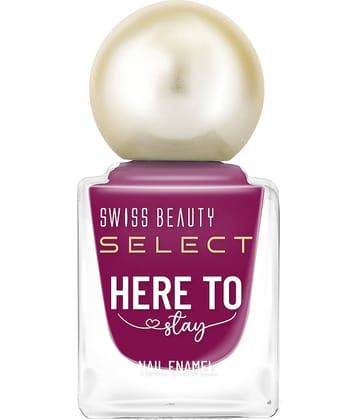 Swiss Beauty Magenta Glossy Nail Polish 12 ( Pack of 1 )