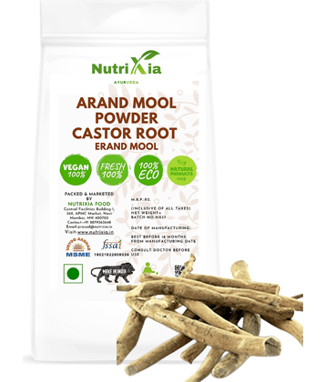 Nutrixia Food Arand Mool Powder- Castor Root - Arandi Jadd - Erand Mool Powder 480 gm