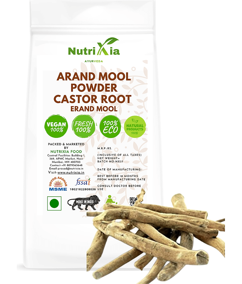 Nutrixia Food Arand Mool Powder- Castor Root - Arandi Jadd - Erand Mool Powder 480 gm