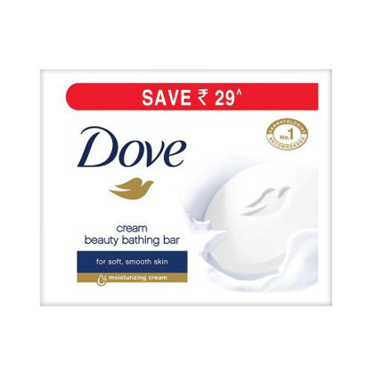 Dove Bathing Soap Cream Beauty 3 x 100g
